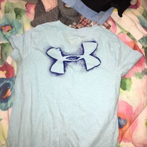 Blue under armor t shirt